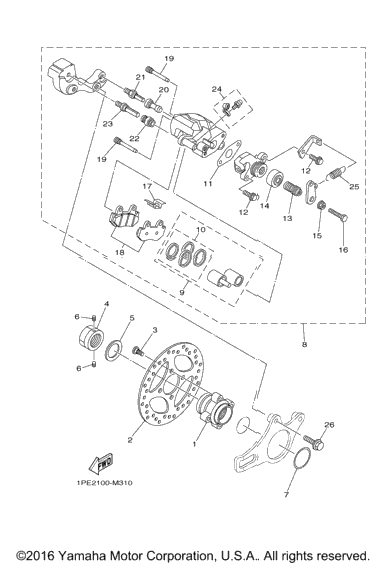 Rear Brake Caliper