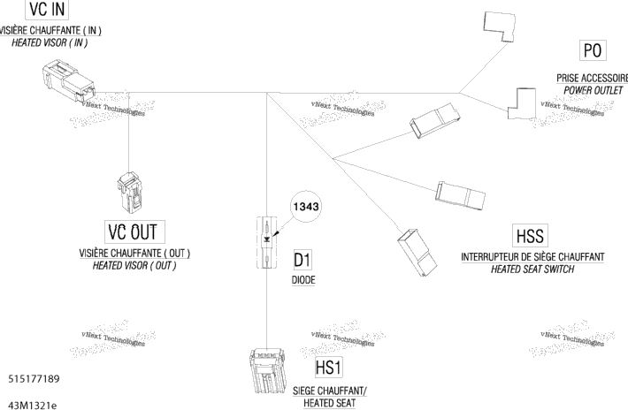 Electrical Harness Seat