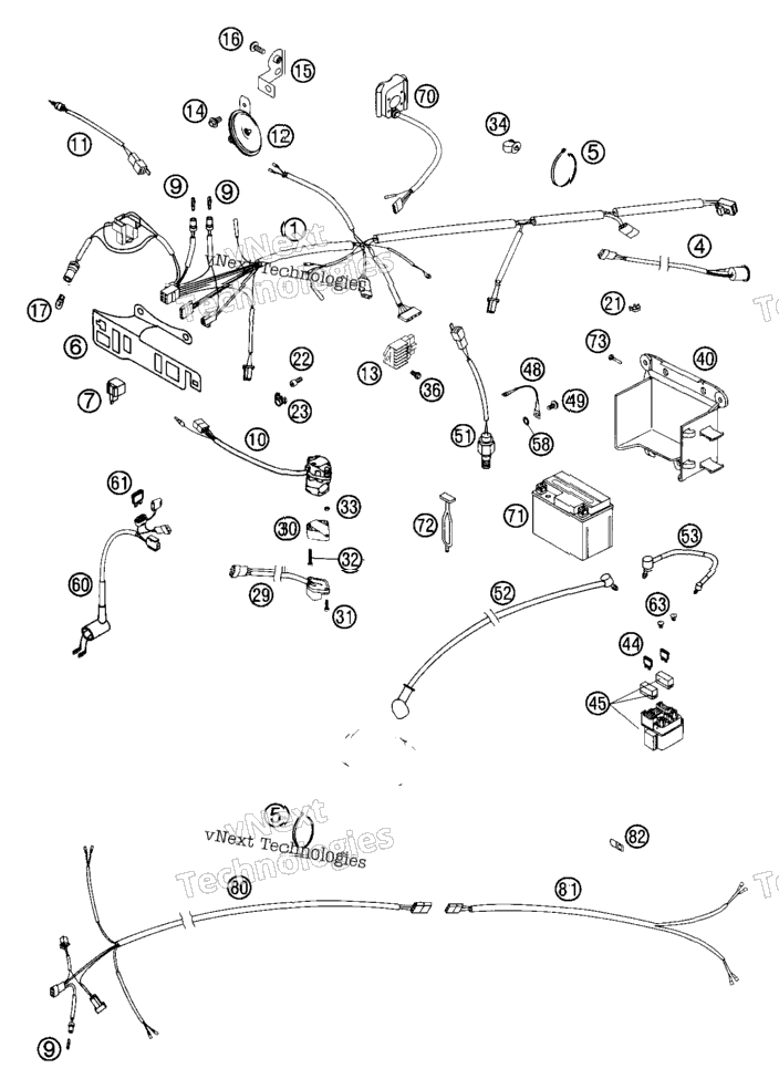 Wiring Harness (Eu/Aus)