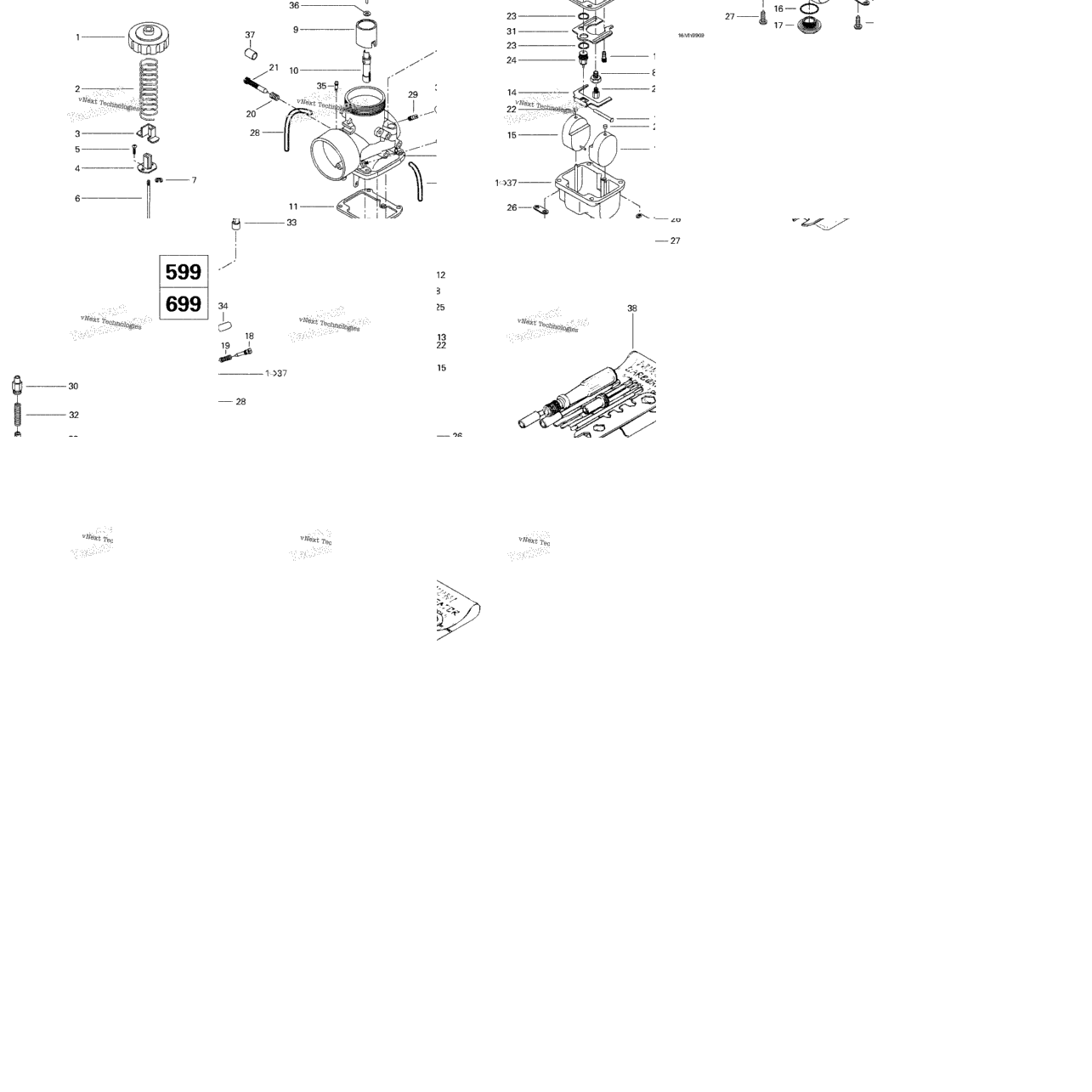 Carburetors (599, 699)