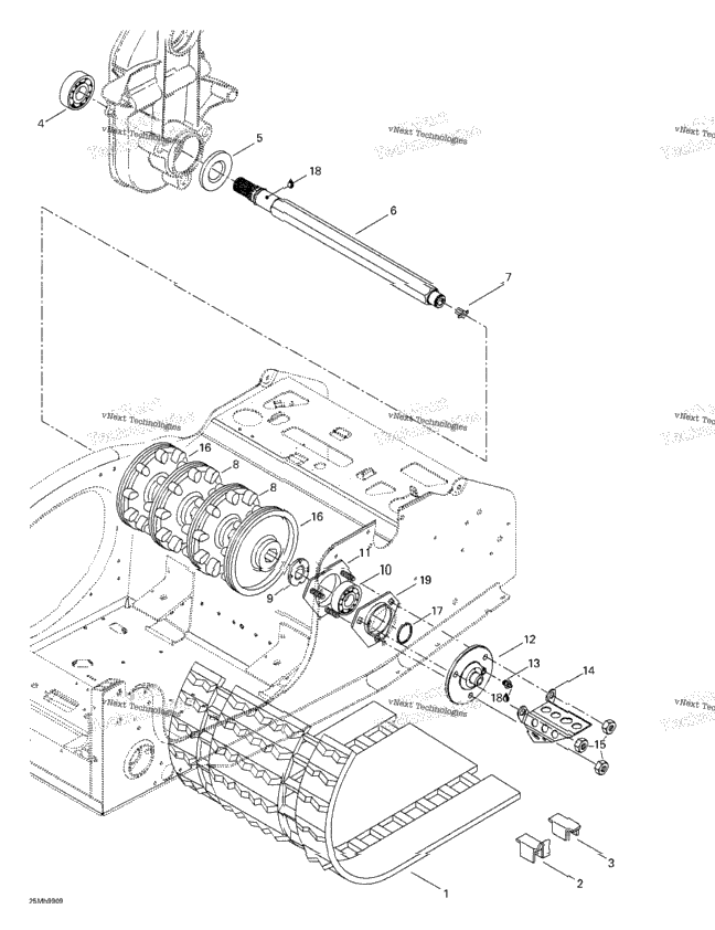 Drive Axle And Track