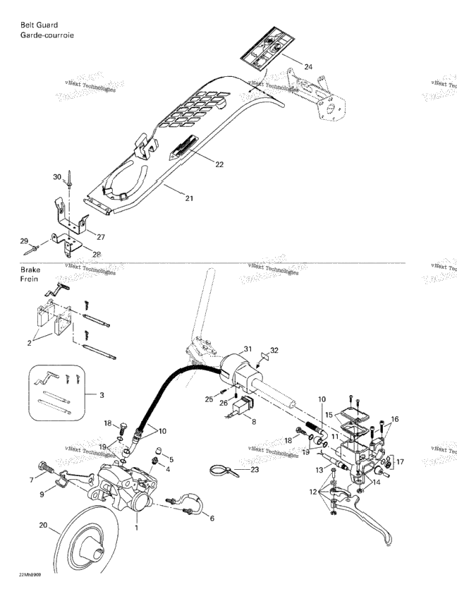 Hydraulic Brake And Belt Guard