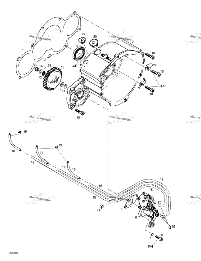 Ignition Housing Oil Pump