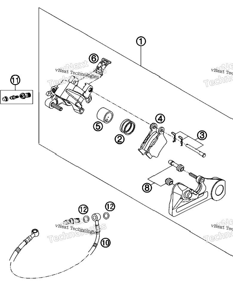 Brake Caliper Rear