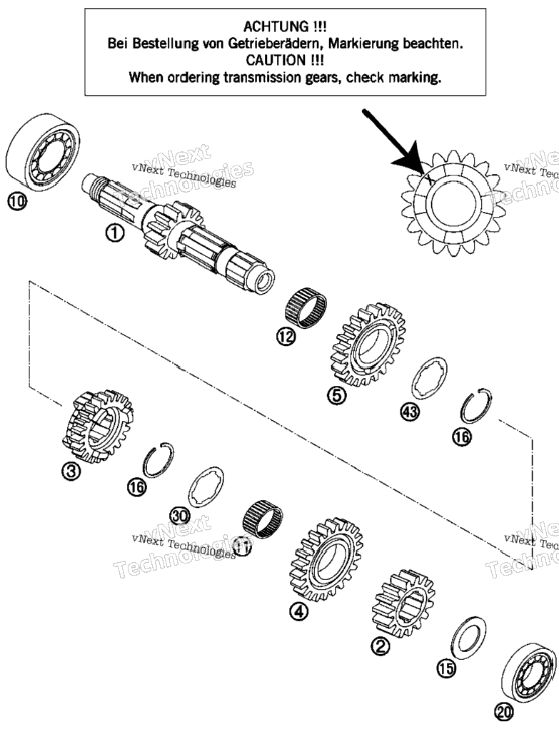 Transmission I -Main Shaft