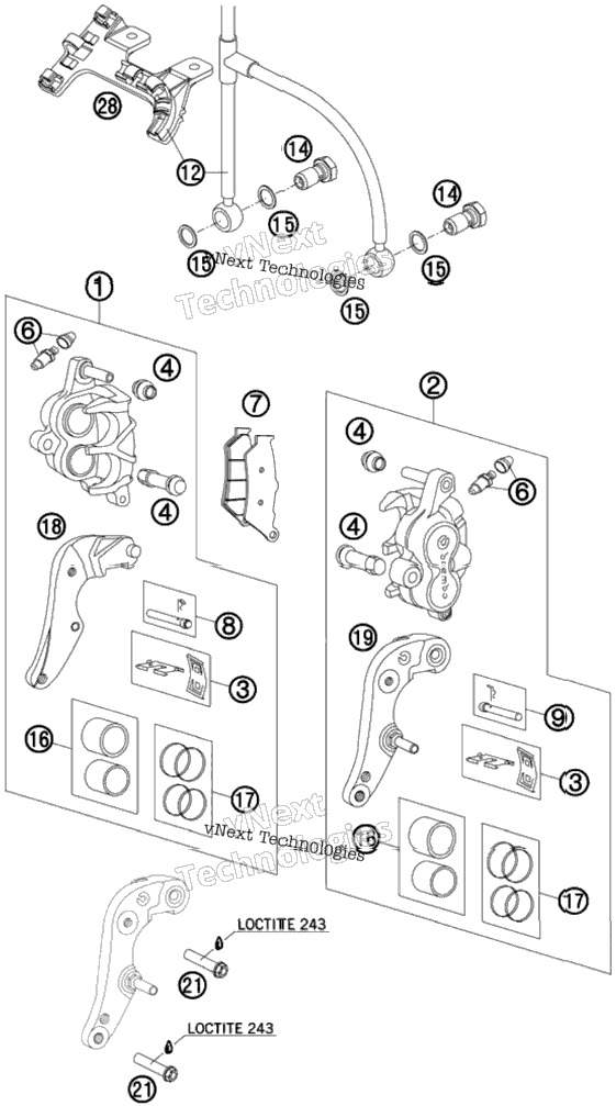 Brake Caliper Front