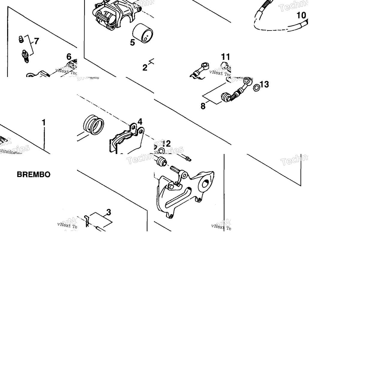 Brake Caliper Rear