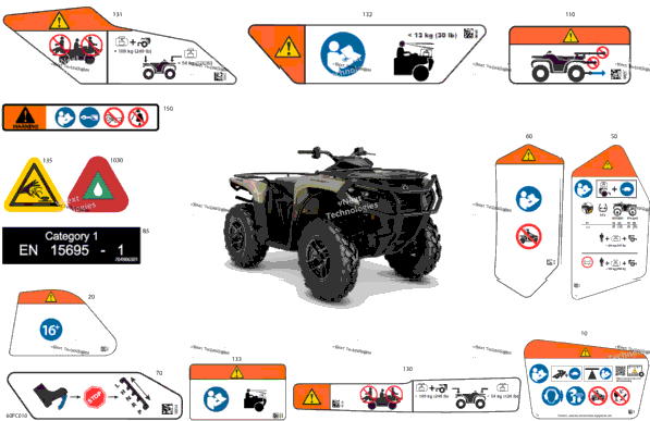 Body - Warning Decals
