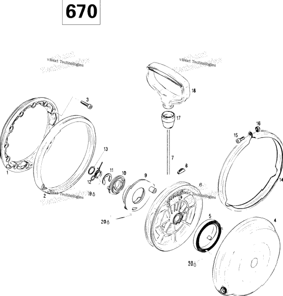 Rewind Starter 670Se