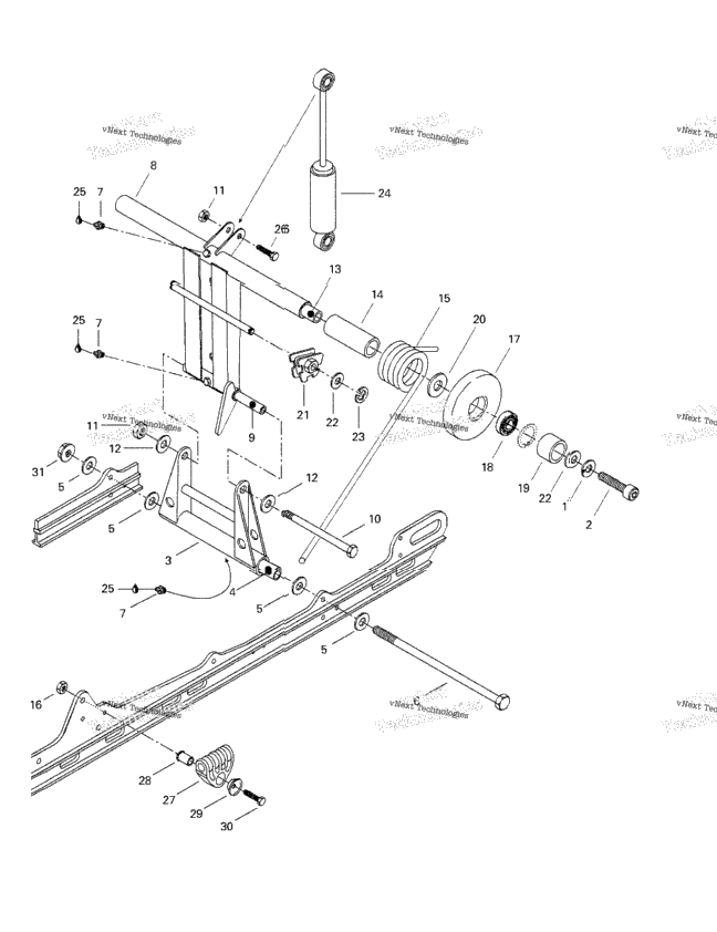 Rear Arm, Rear Suspension