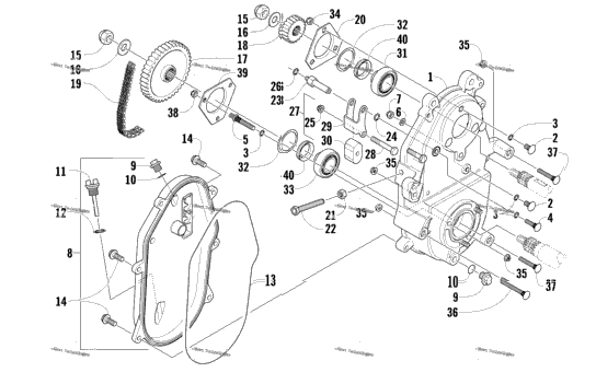 Drive/Dropcase Assembly