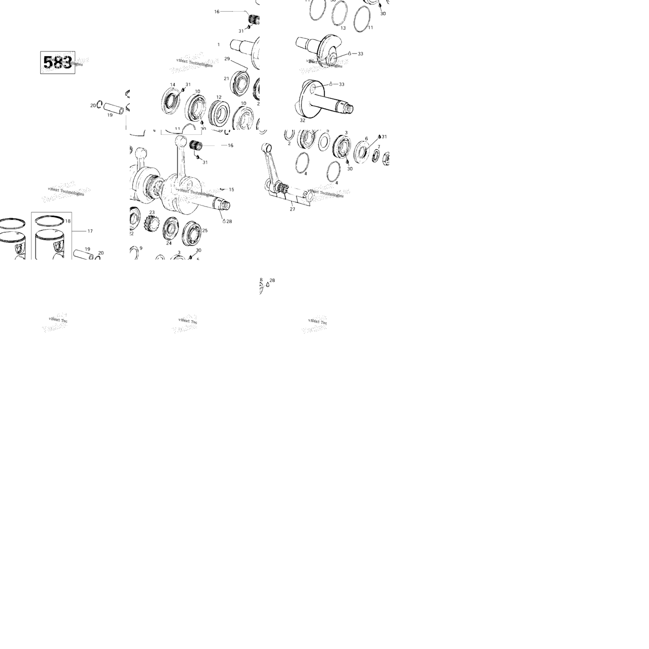 Crankshaft And Pistons (583)
