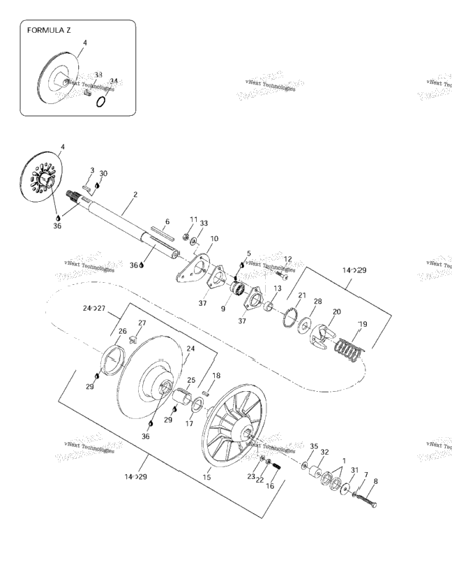 Driven Pulley