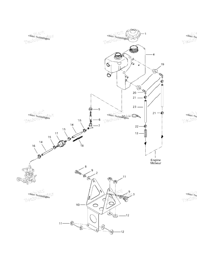 Oil Tank And Support