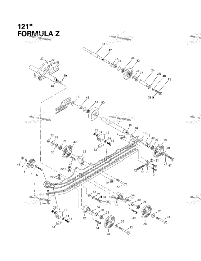 Rear Suspension (121”)