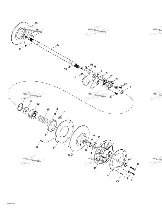 Driven Pulley