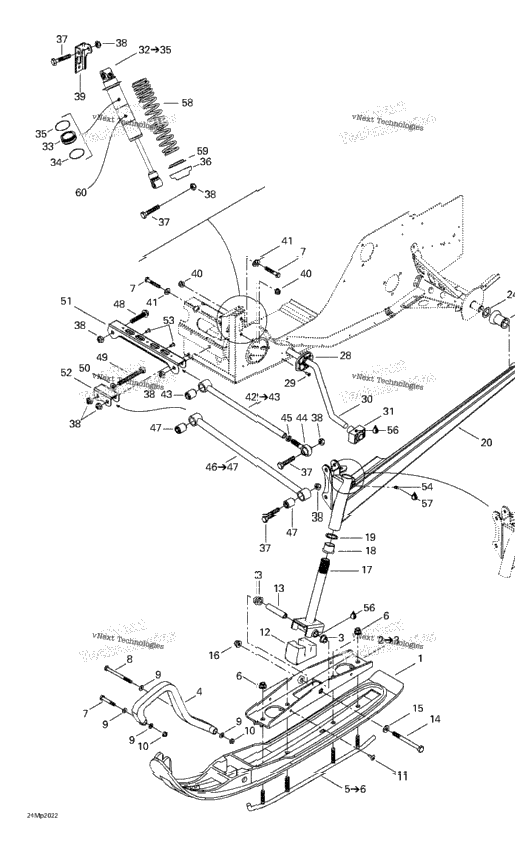 Front Suspension And Ski