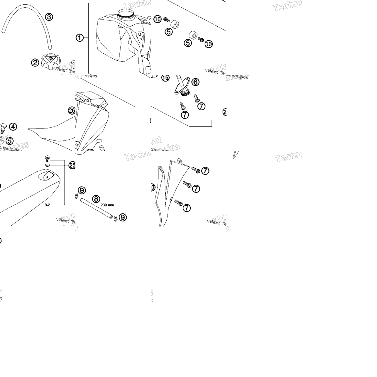 Tank, Seat, Cover