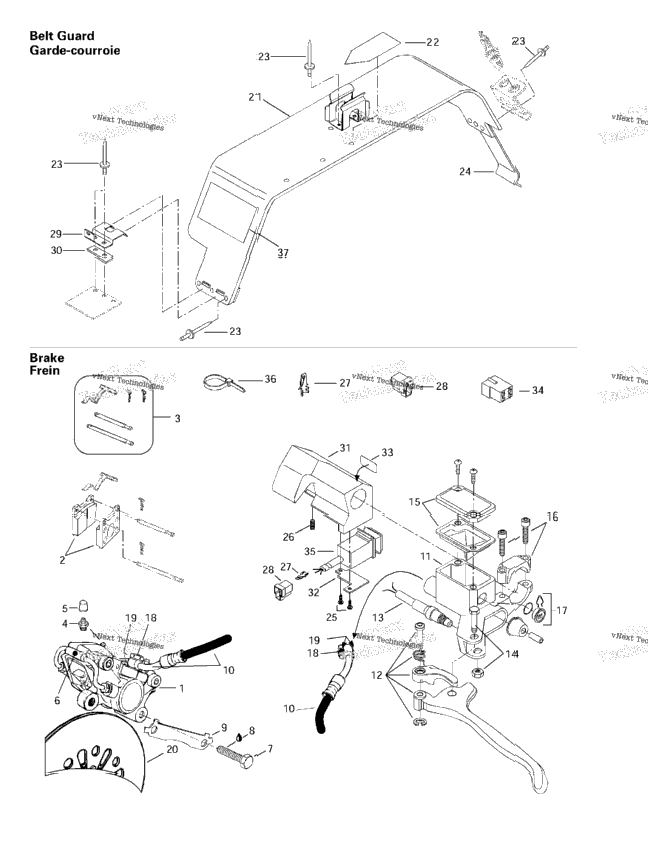 Hydraulic Brake And Belt Guard
