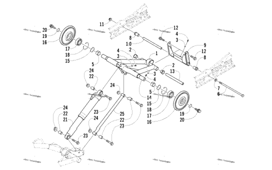 Rear Suspension Rear Arm Assembly