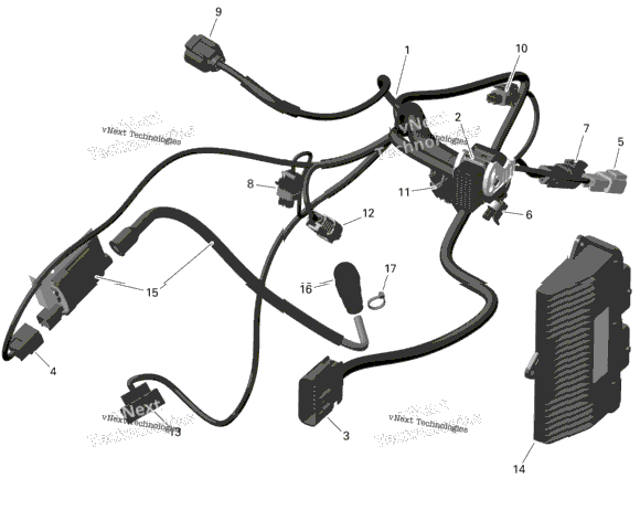 Rotax - Engine Harness And Electronic Module