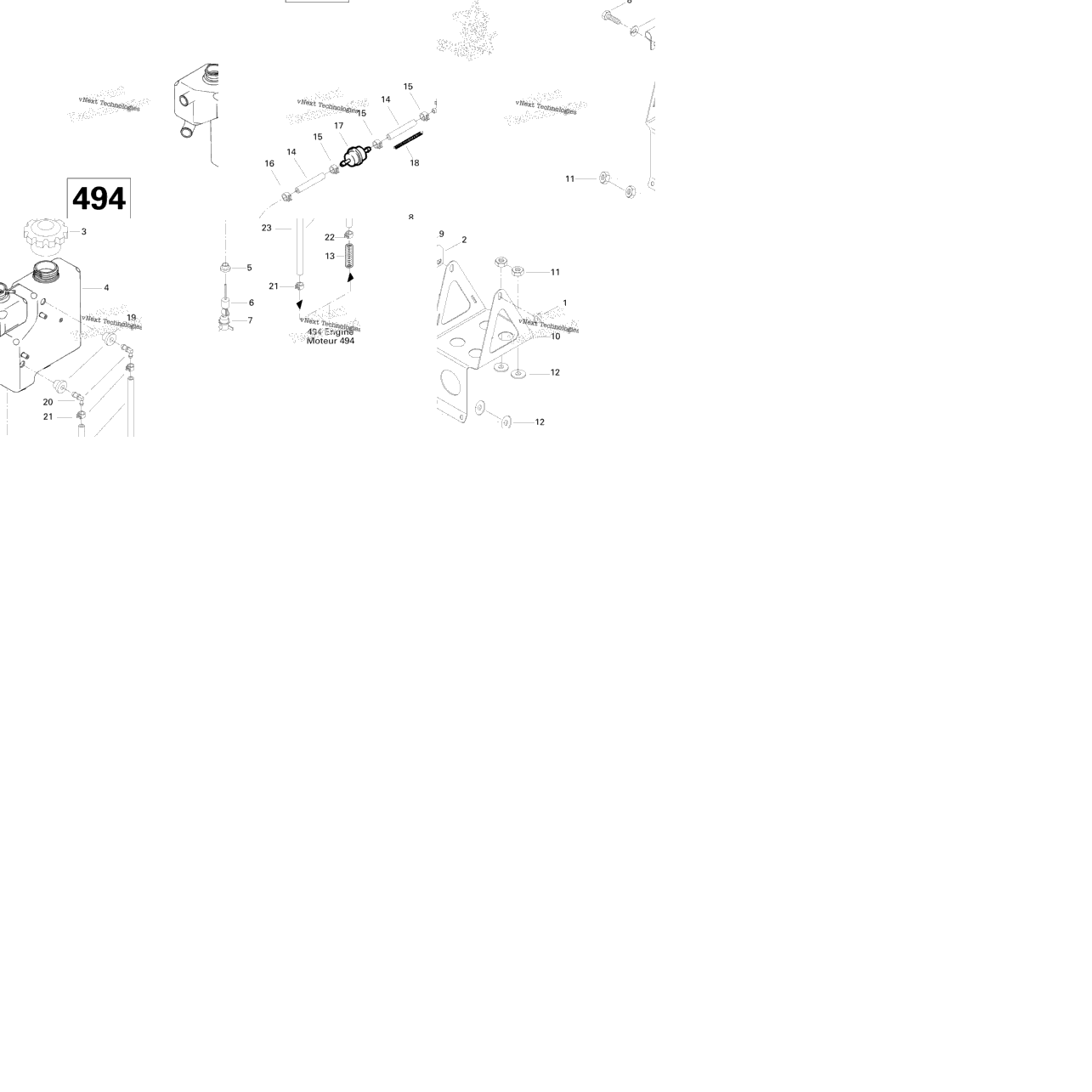 Oil Tank And Support 500