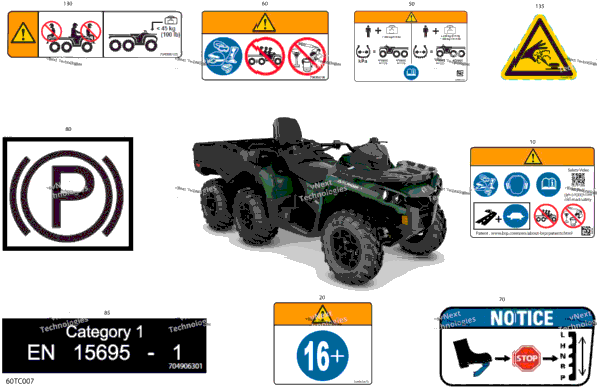 Body - Warning Decals