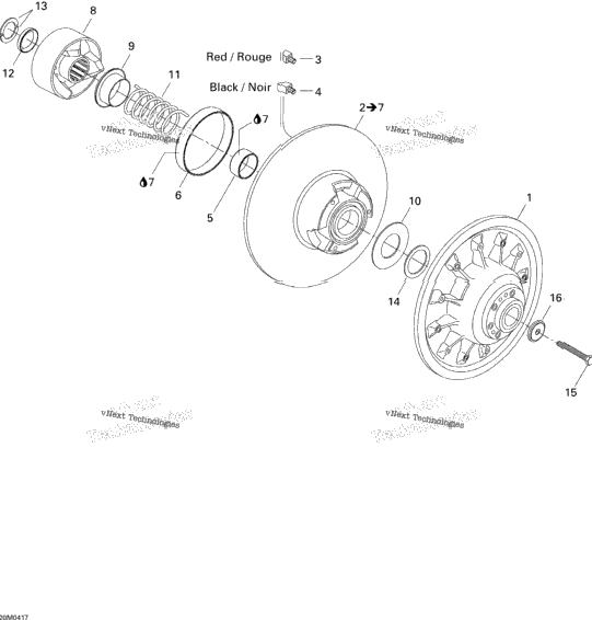 Driven Pulley