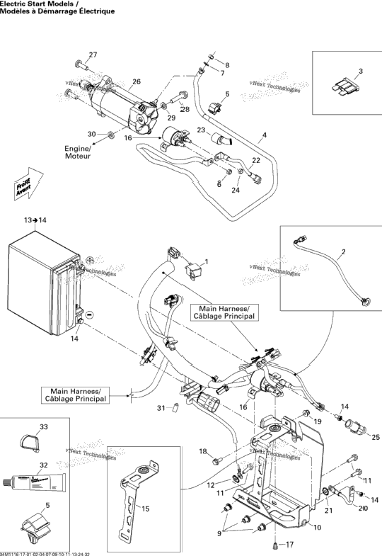 Battery And Starter 800R Etec
