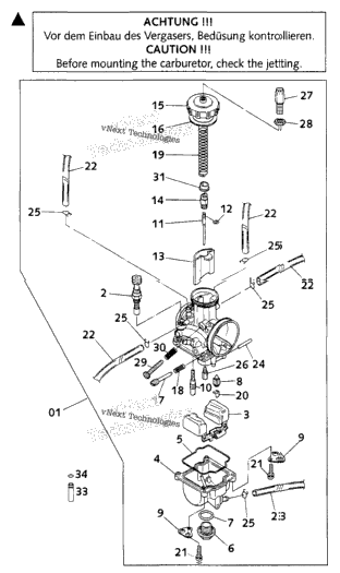 Carburetor Pwk 38 Ag