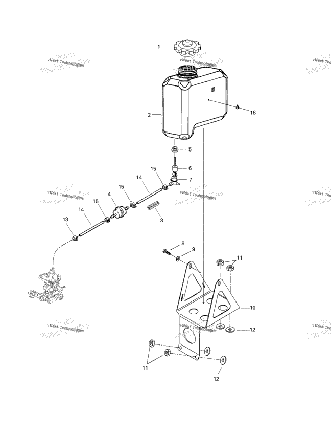 Oil Tank And Support