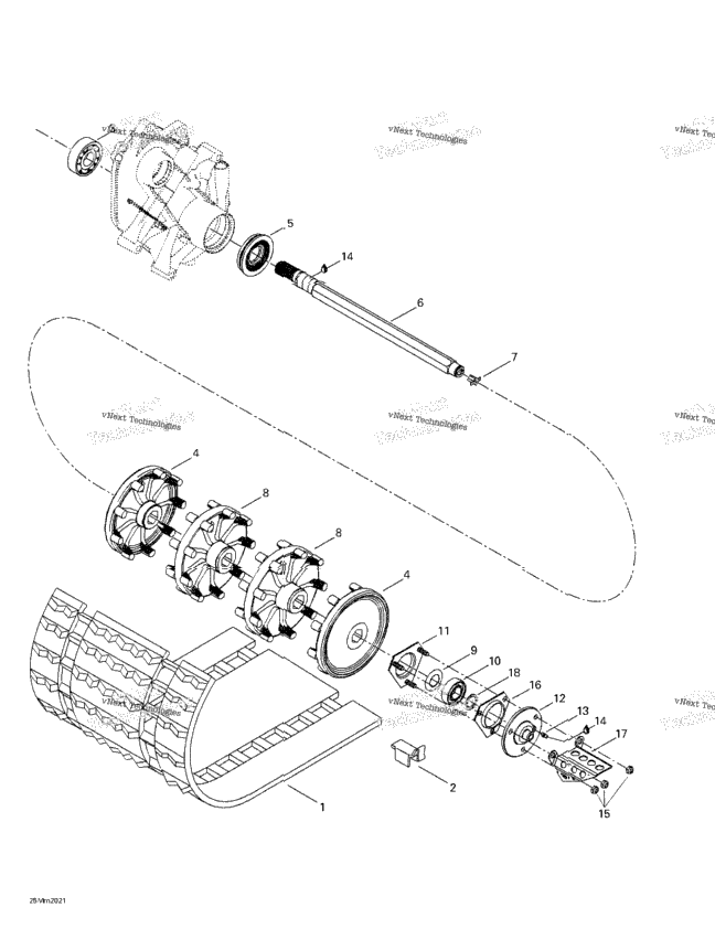 Drive Axle And Track