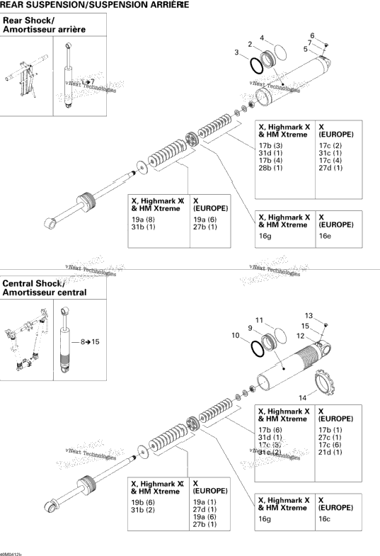 Rear Take Apart Shocks