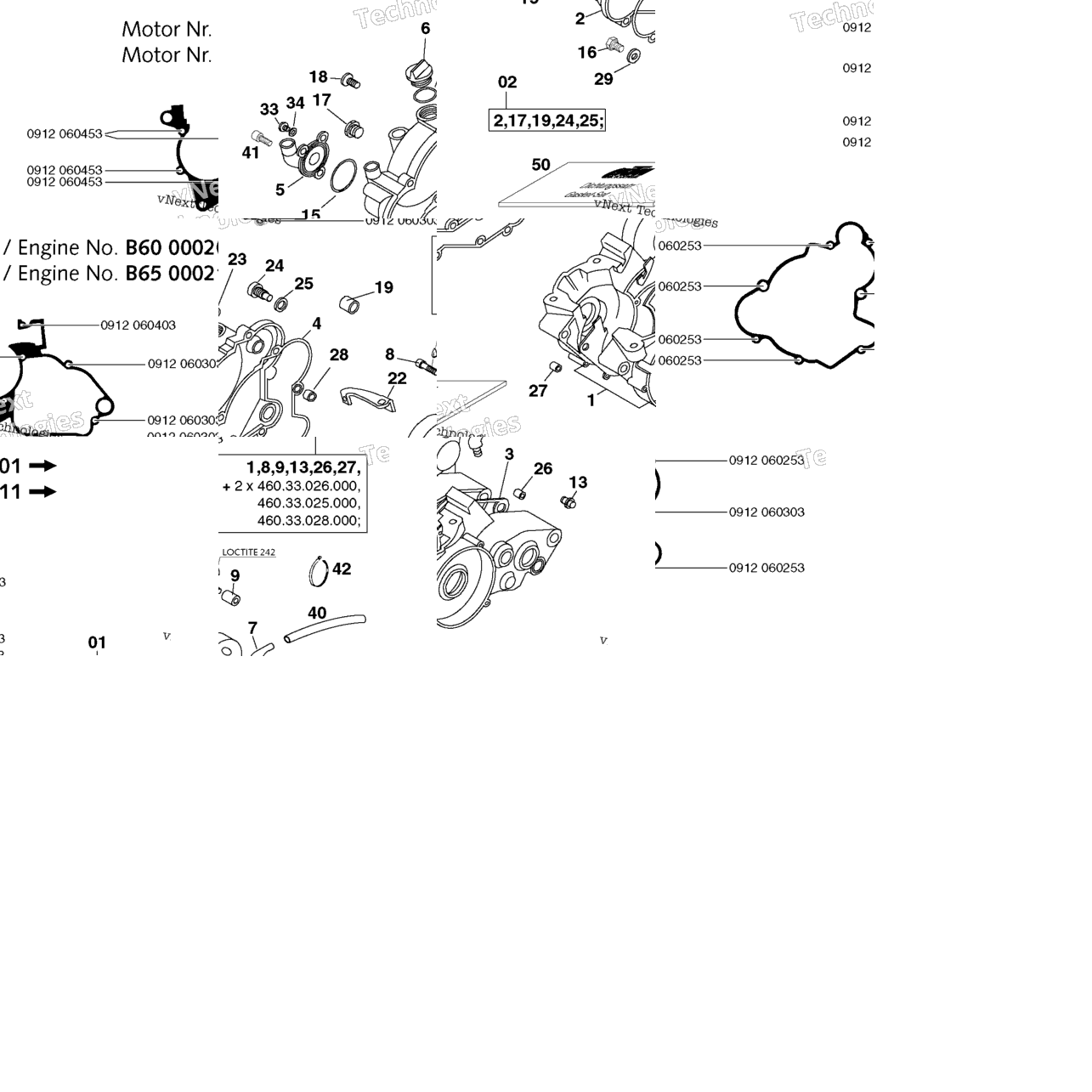 Engine Case (B60 000201, B65 000211)