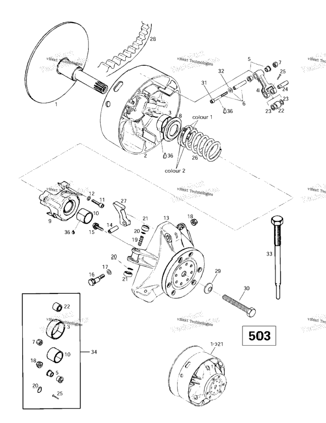 Drive Pulley (503)