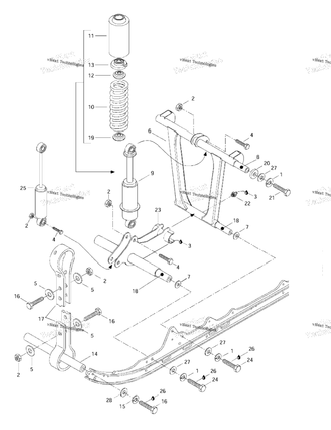 Front Arm, Rear Suspension
