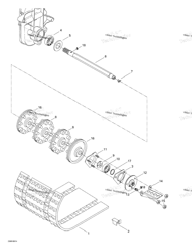 Drive Axle And Track