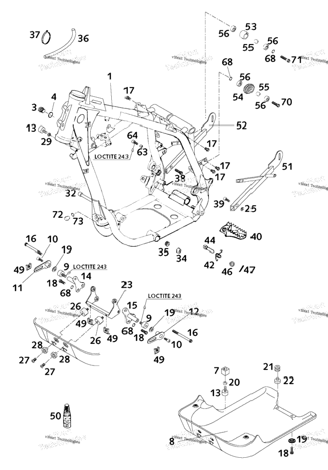 Frame, Engine Protector