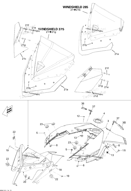Windshield And Console
