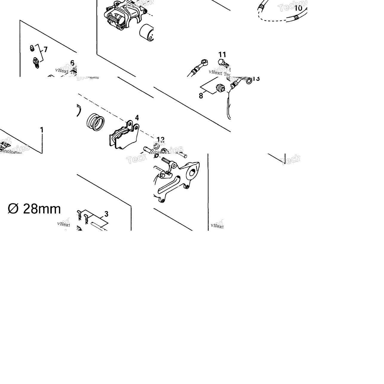 Brake Caliper Rear