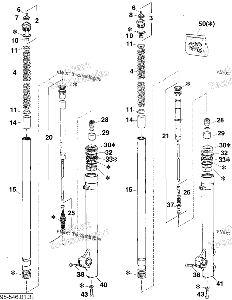Front Fork Legs Marz