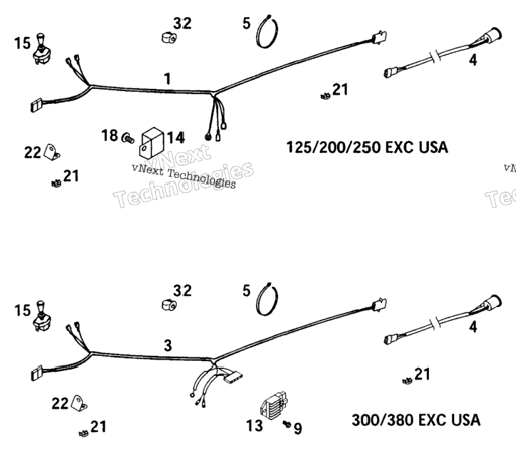 Wiring Harness Exc (Usa)