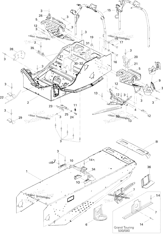 Frame And Components 580