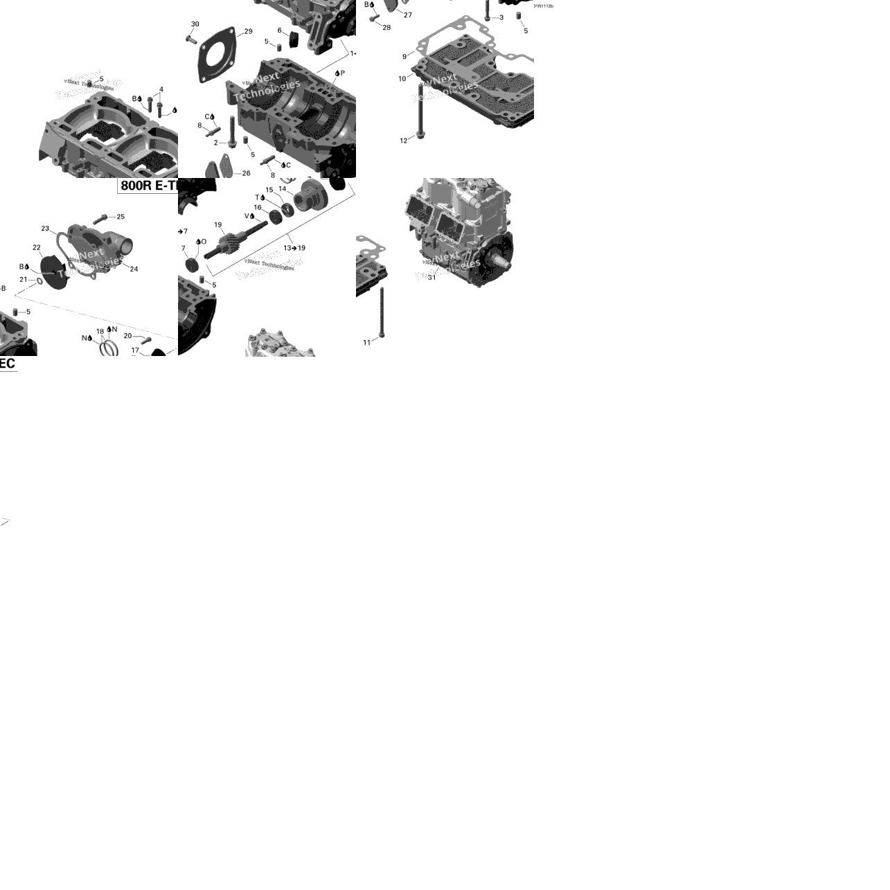 Crankcase And Water Pump (Summit)