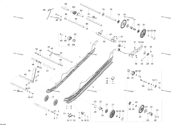 Rear Suspension - Lower Section - Swt - Wt