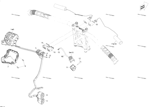 Steering Wiring Harness - 600Ho E-Tec 2018