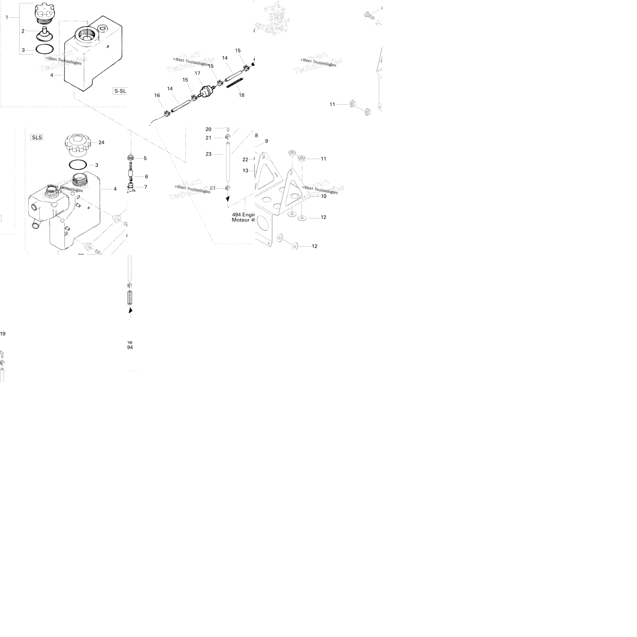 Oil Tank And Support Formula S, Sl