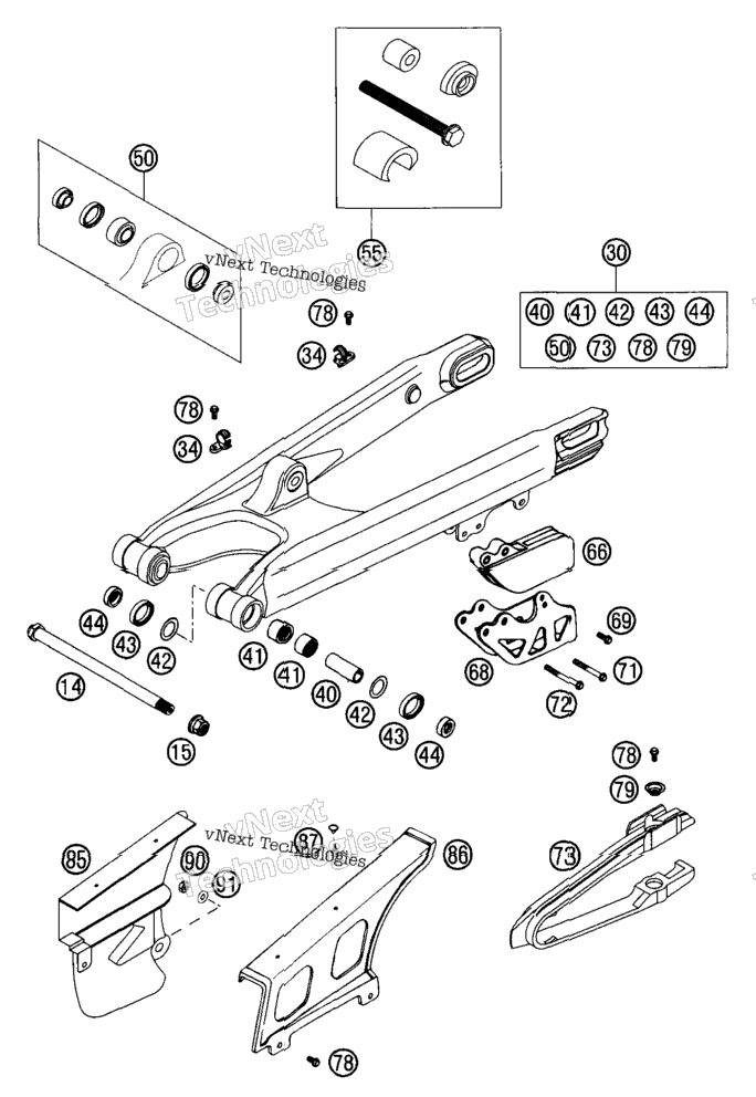 Swingarm, Chain Guard