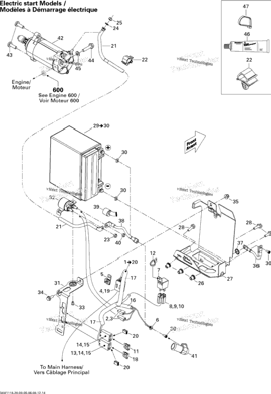 Battery And Starter