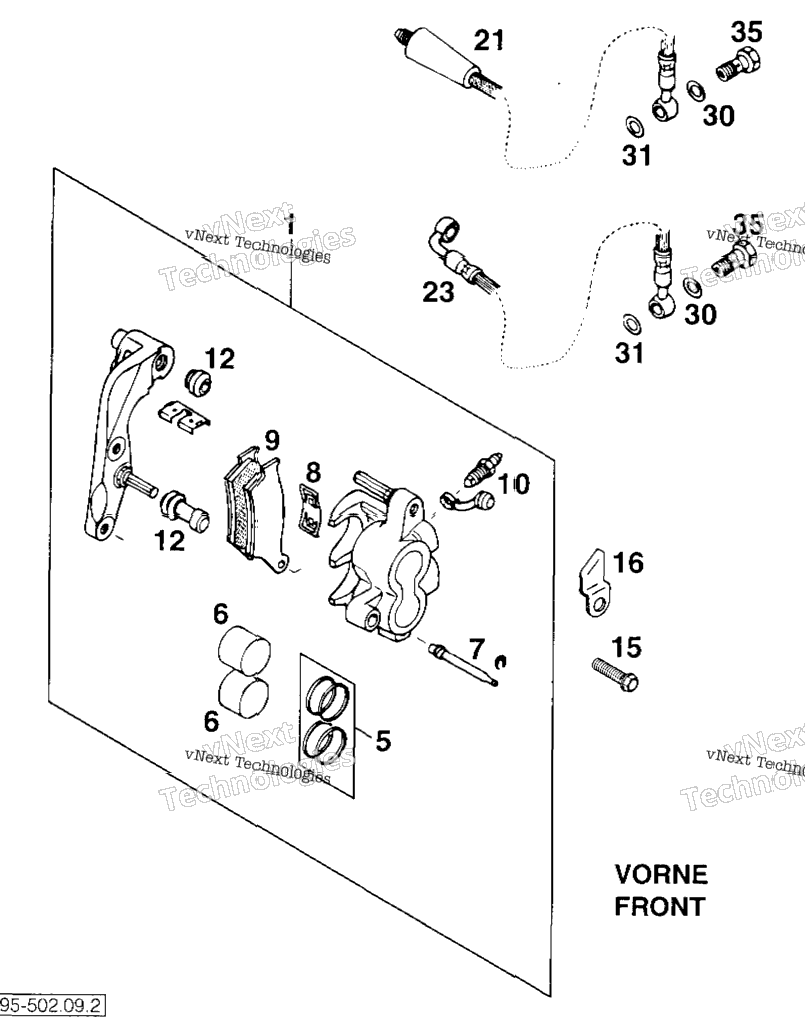 Brake Cliper Front
